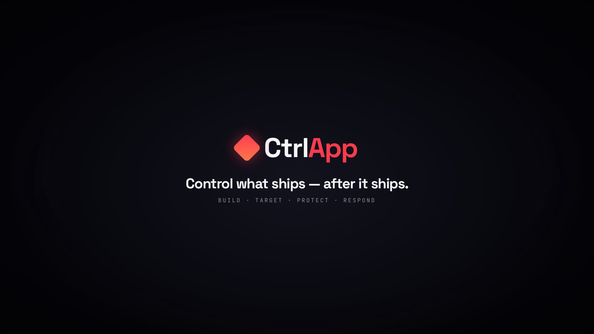 CtrlApp dashboard preview: incident response, force update, and engagement modules